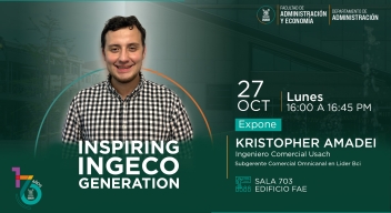 CICLO DE CHARLAS INSPIRING INGECO GENERATION: KRISTOPHER AMADEI 